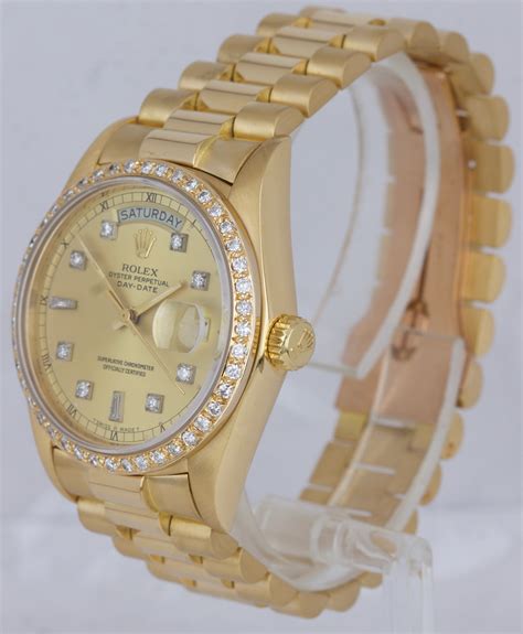 36mm rolex gold